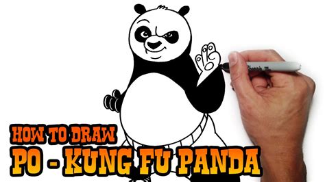 how to draw kung fu panda